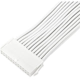 Silverstone sst-pp07e-mbw-v2, 24pin atx verlengkabel (wit, 30 centimeter) - afbeelding 3