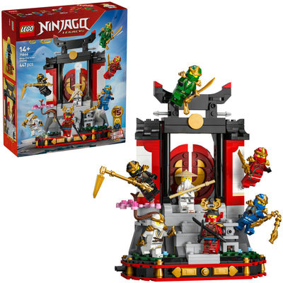 Lego ninjago - 15-jarig jubileum: display met ninjapersonages constructiespeelgoed (71866)