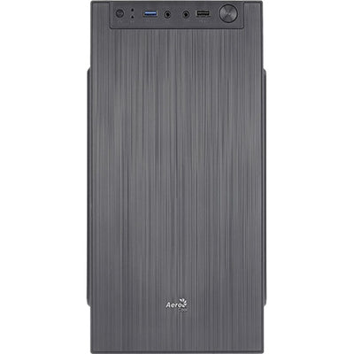 Aerocool cs-108 mini tower behuizing (zwart | 2x usb-a)