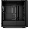 Sharkoon rebel c70m rgb midi tower behuizing (zwart houtkleur | 2x usb-a | 1x usb-c | rgb)