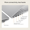 Asus vivobook s16 m3607ga-sh004w 16 copilot+ laptop (grijs | ryzen 7 445 | radeon 840m | 32 gb | 1 tb ssd | oled)