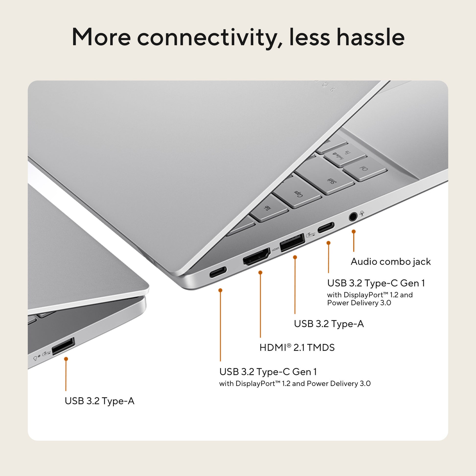 Asus vivobook s16 m3607ga-sh004w 16 copilot+ laptop (grijs | ryzen 7 445 | radeon 840m | 32 gb | 1 tb ssd | oled)