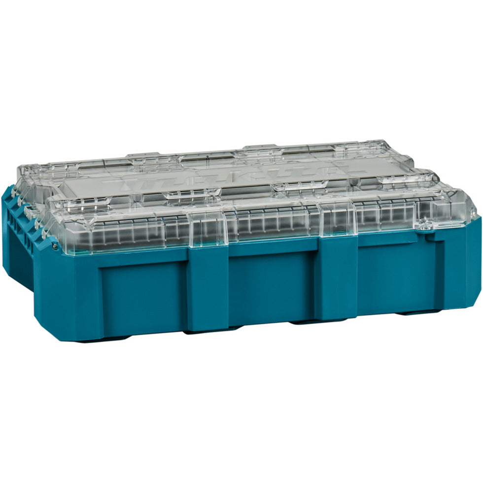 Makita maktrak organizer medium p-91045 gereedschapsbox (blauw zwart)