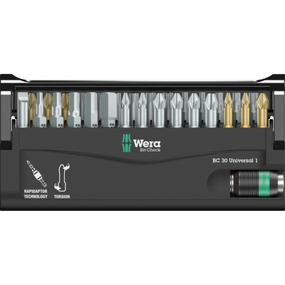 Wera bit-check 30 universal 1 bitset (30-delig)