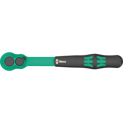 Wera 8010 b zyklop comfort ratel (zwart groen, met omschakelpal en 3 8 aandrijving)