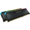 Corsair vengeance rgb rs 16 gb ddr4-3200 (2x 8 gb) werkgeheugen (zwart, cmg16gx4m2e3200c16, xmp 2.0)
