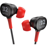 Powera bedrade oordopjes voor nintendo switch 2 in-ear (zwart rood, nintendo switch 2, nintendo switch, nintendo switch - oled model, nintendo switch lite) - afbeelding 3
