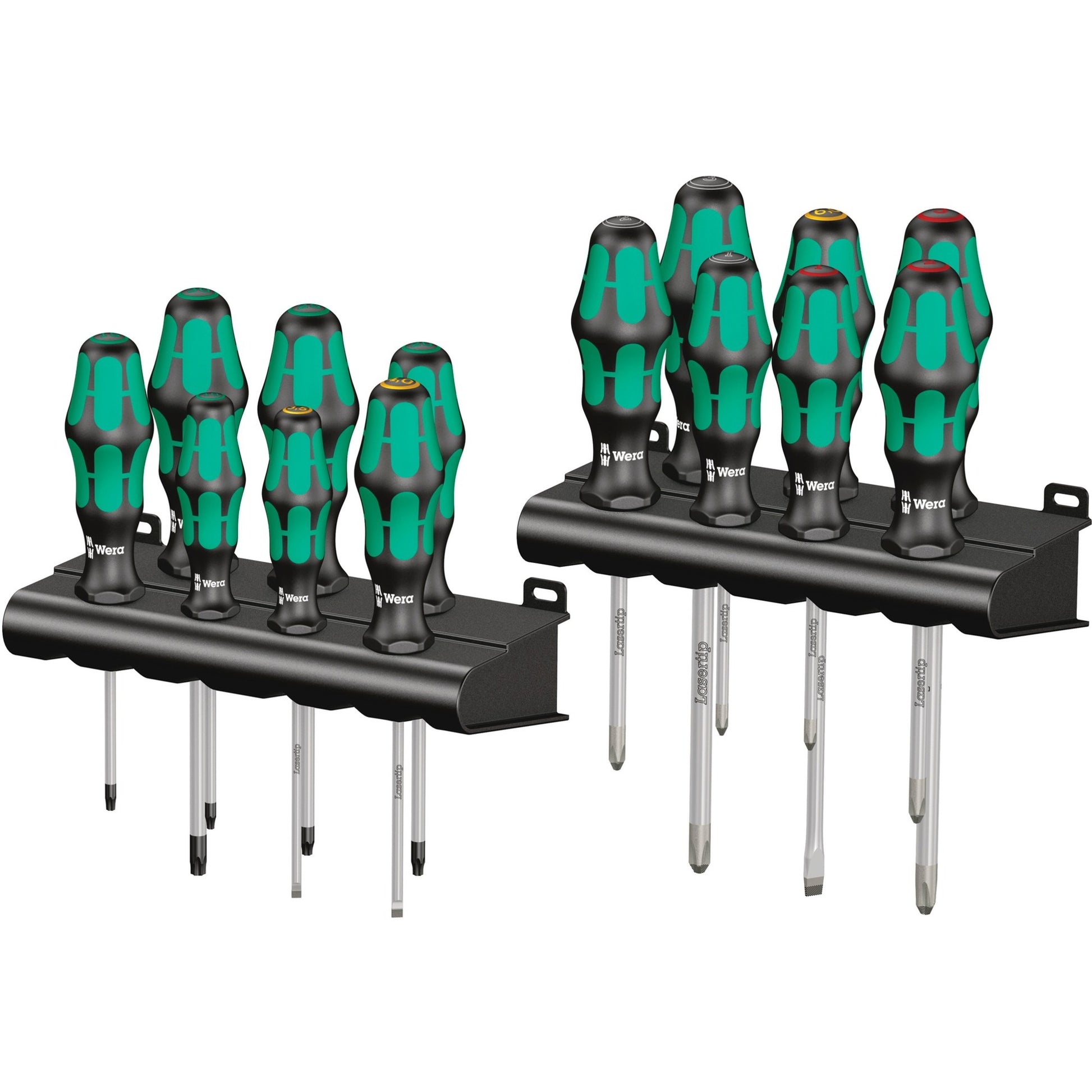 Wera kraftform big pack 300 schroevendraaier (zwart groen, 14-delig)