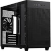 Asus prime ap201 mini tower behuizing (zwart | 2x usb-a | 1x usb-c | tempered glass)