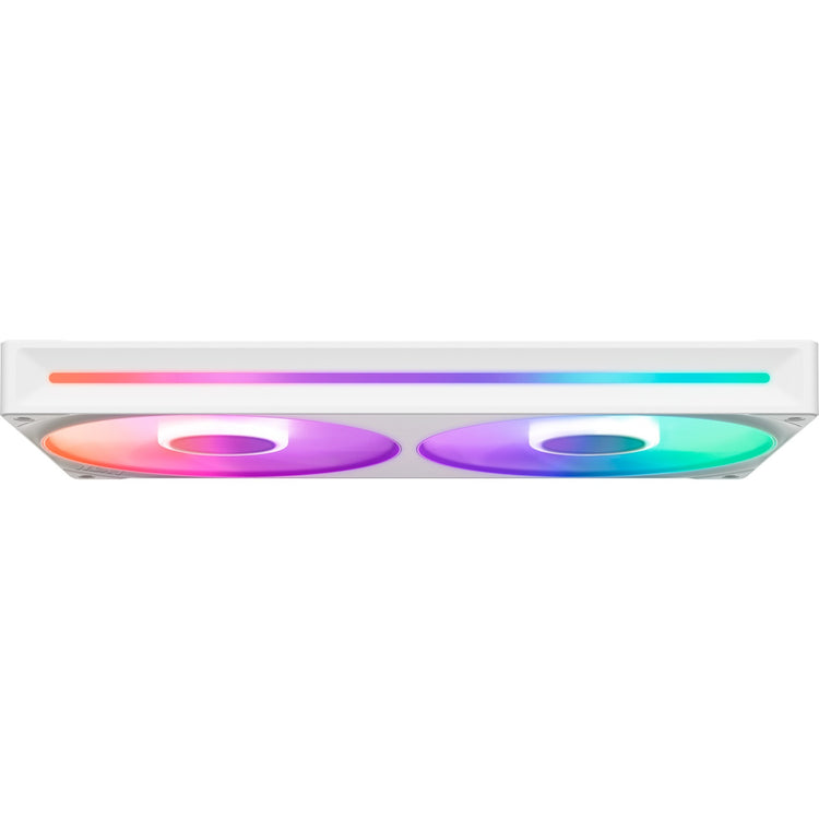 Nzxt f280 rgb core case fans (wit, 2 stuks, 280 x 140 x 26 mm)