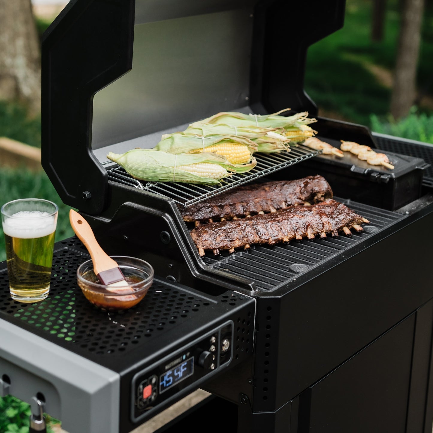 Masterbuilt autoignite series 545 digitale houtskoolbarbecue en -rookoven (zwart, wifi-besturing)