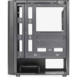 Aerocool delta g-bk-v1 midi tower behuizing (zwart | 3x usb-a | rgb | tempered glass) - afbeelding 5