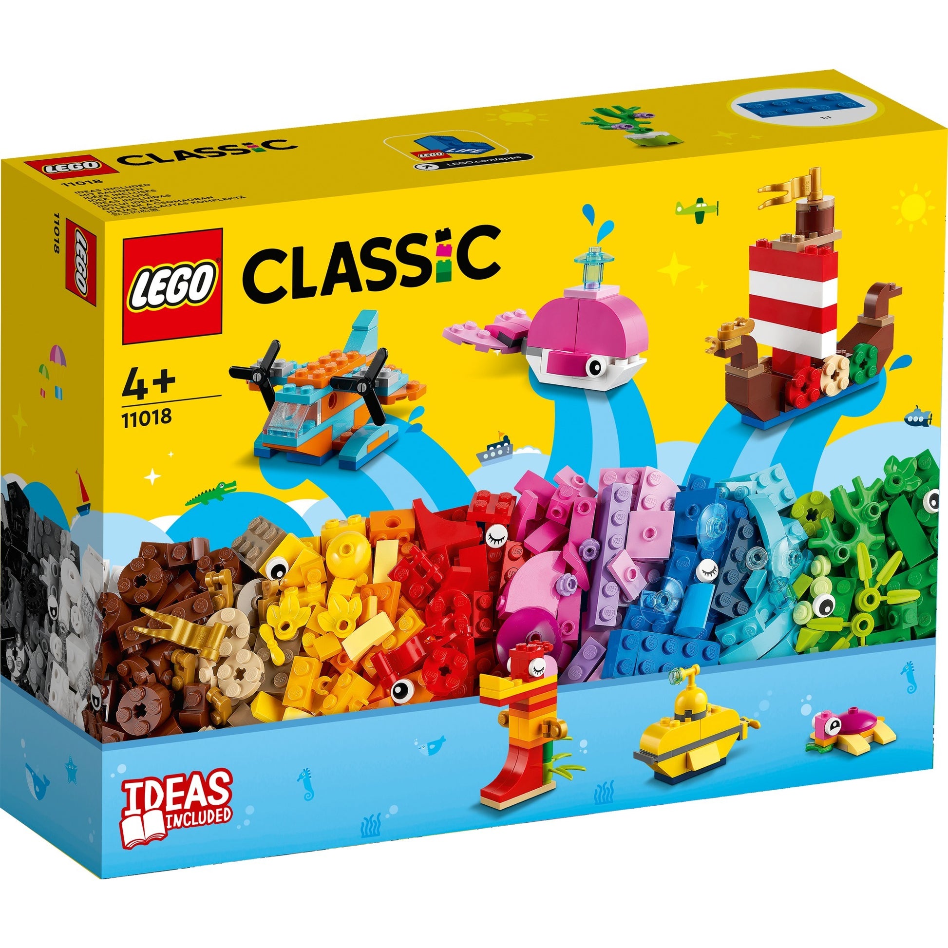 Lego classic - creatief zeeplezier constructiespeelgoed (11018)