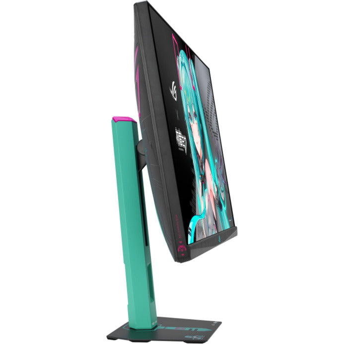 Asus rog strix xg27acmeg-g hatsune miku edition 27 gaming monitor (zwart turquoise, 260 hz, hdmi, displayport, usb-c, amd free-sync)