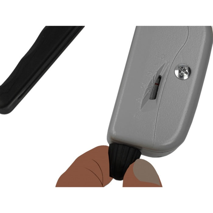 Delock tang voor rvs kabelbinders (grijs zwart)