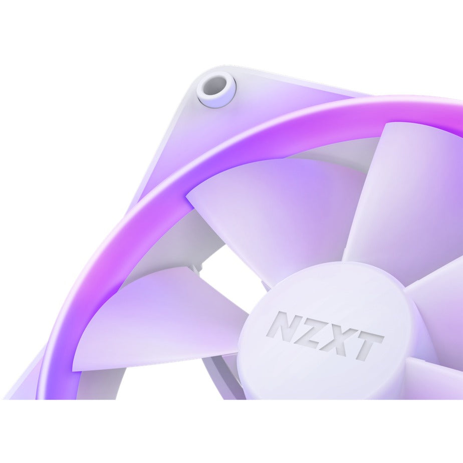 Nzxt f120 rgb case fans (wit, 3 stuks, 120 x 120 x 26 mm, incl. controller)