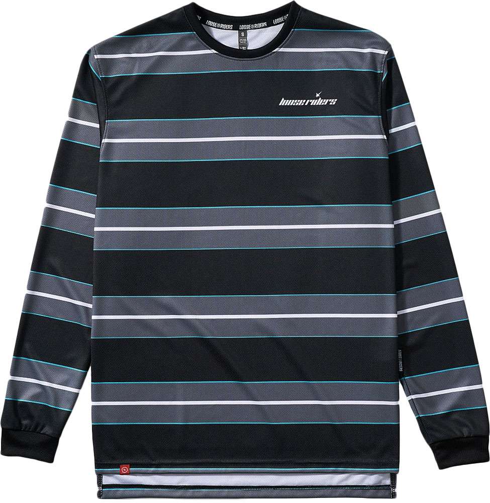 Loose riders stripes - mtb long sleeve jersey