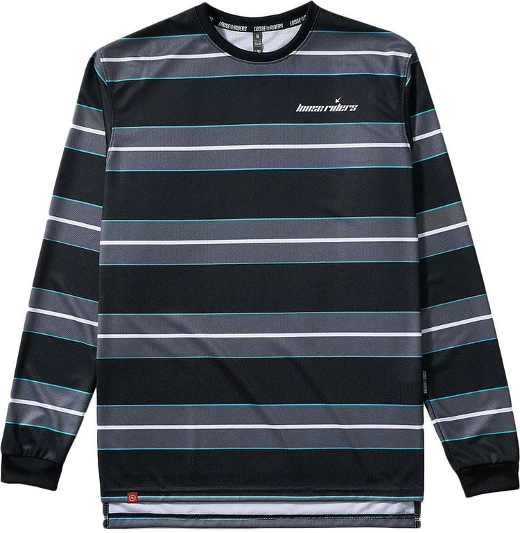 Loose riders stripes - mtb long sleeve jersey