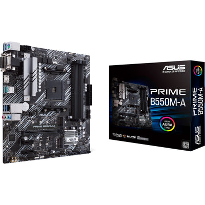 Asus prime b550m-a socket am4 moederbord (raid, gb-lan, sound, µatx)