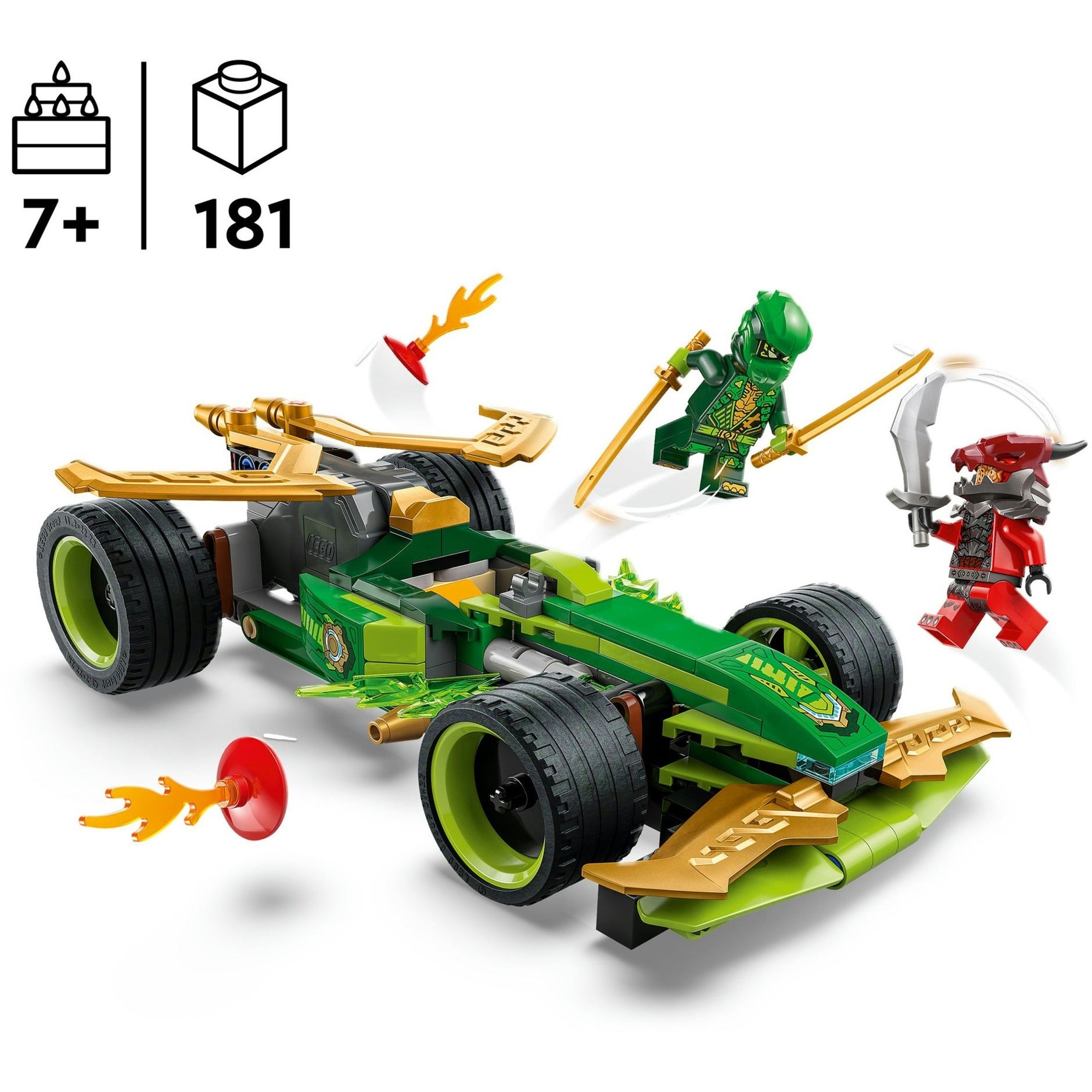 Lego ninjago 71828 lloyds pull-back racewagen