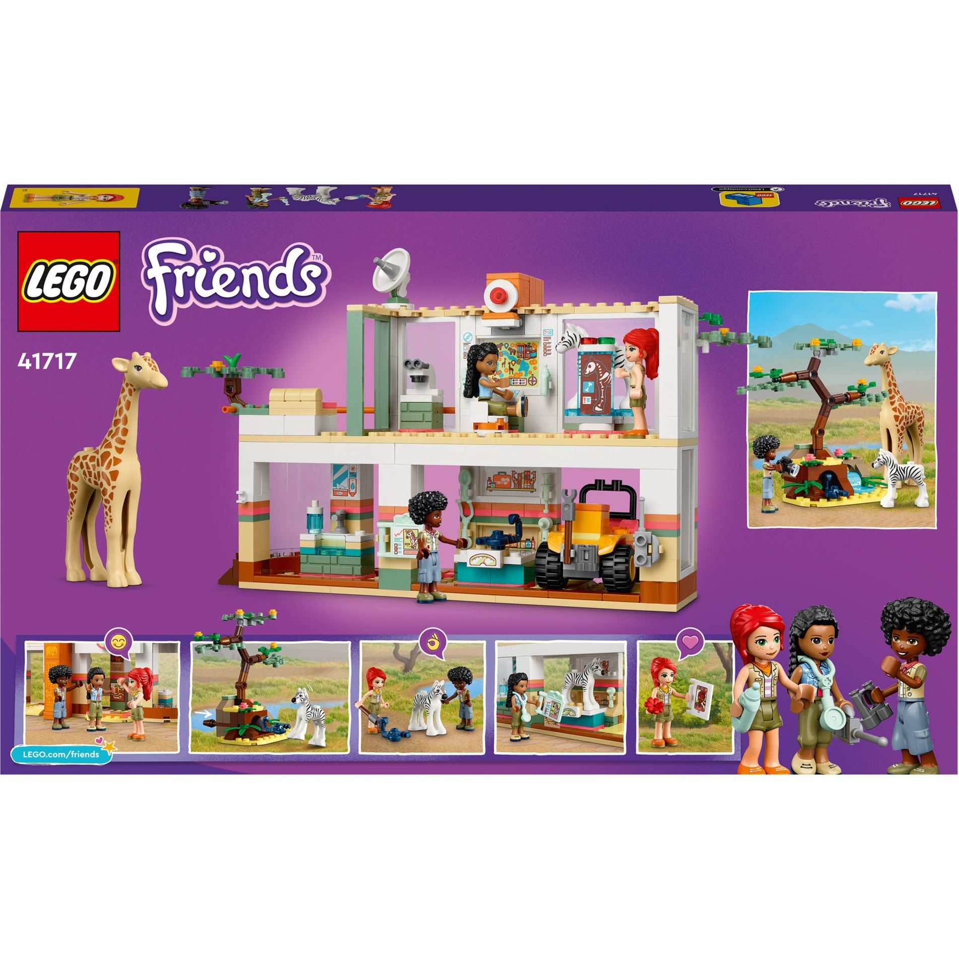 Lego friends - mia’s wilde dieren bescherming constructiespeelgoed (41717)