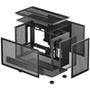Deepcool ch260 mini tower behuizing (zwart | 2x usb-a | 1x usb-c | tempered glass)
