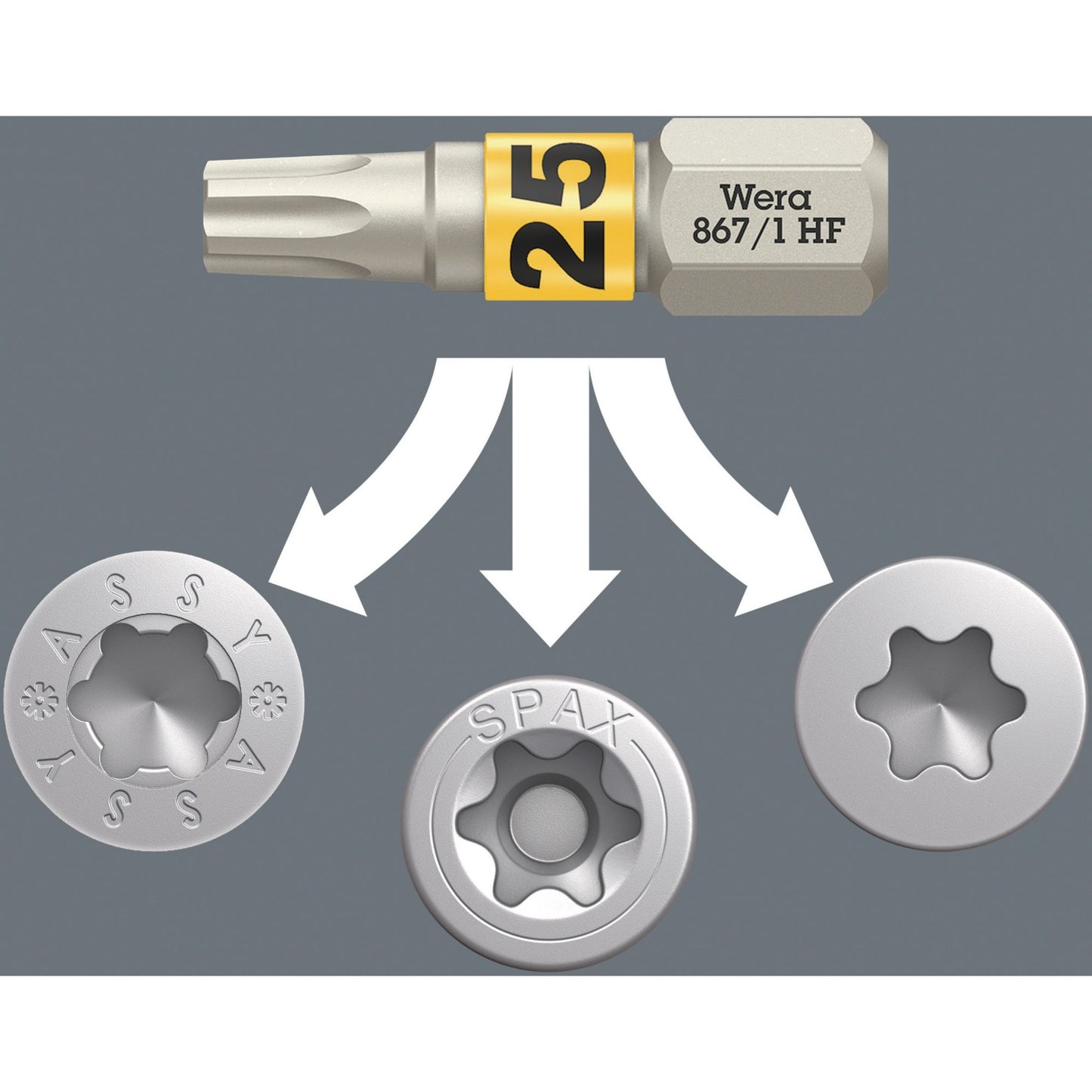 Wera bit-check 30 wood tx hf 1 bitset (30‑delig)
