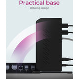Icy box ib-dk2252ac dockingstation (zwart, usb-a, hdmi, displayport) - afbeelding 5