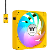 Thermaltake ct120 ex argb sync pc cooling fan bumblebee (3-fan pack) case fans (geel, 3 stuks, 120 x 120 x 25 mm, pwm) - afbeelding 2