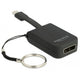 Delock usb-c > displayport adapter sleutelhanger (zwart, 4k 60hz)