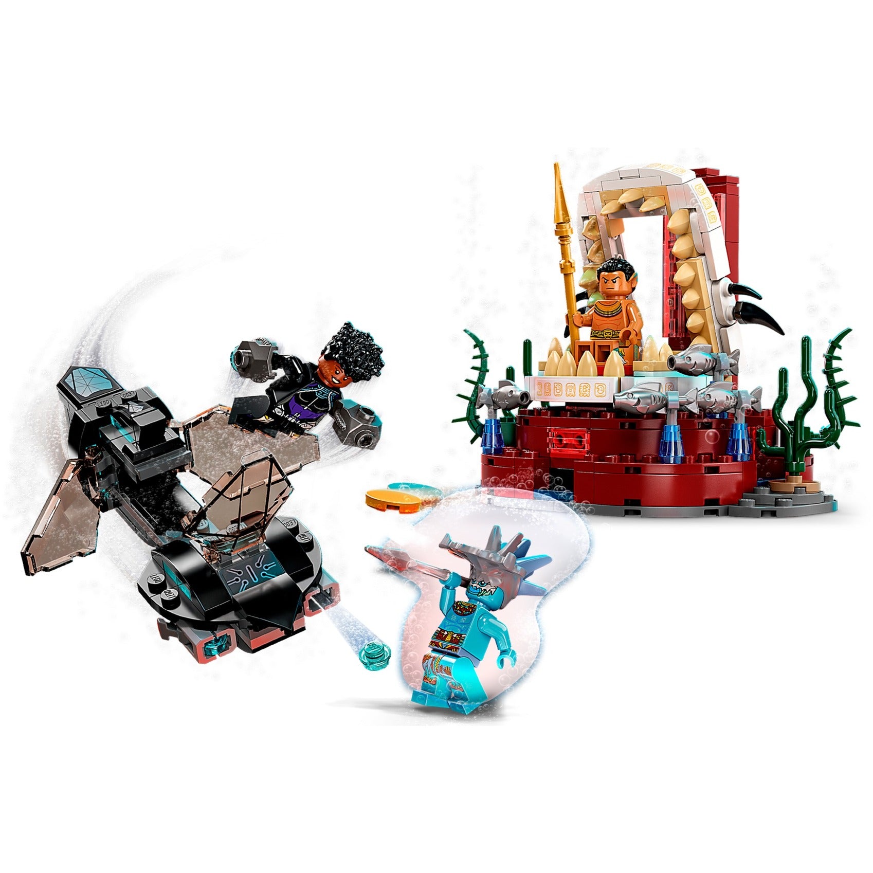 Lego marvel super heroes 76213 koning namor’s troonzaal