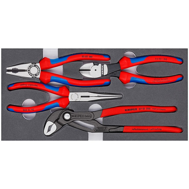 Knipex tangen-set basic 00 20 01 v15 tangenset (4-delig)