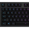 Logitech g512 carbon lightsync rgb mechanical gaming keyboard (zwart, us-international lay-out (qwerty), gx brown, 100%, rgb leds)