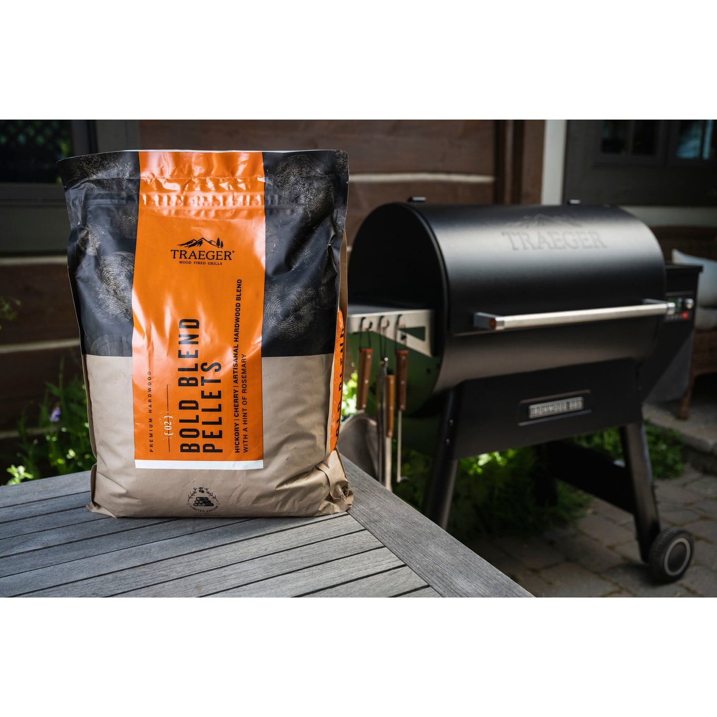 Traeger bold blent pellets - limited edition brandstof (8 kg)