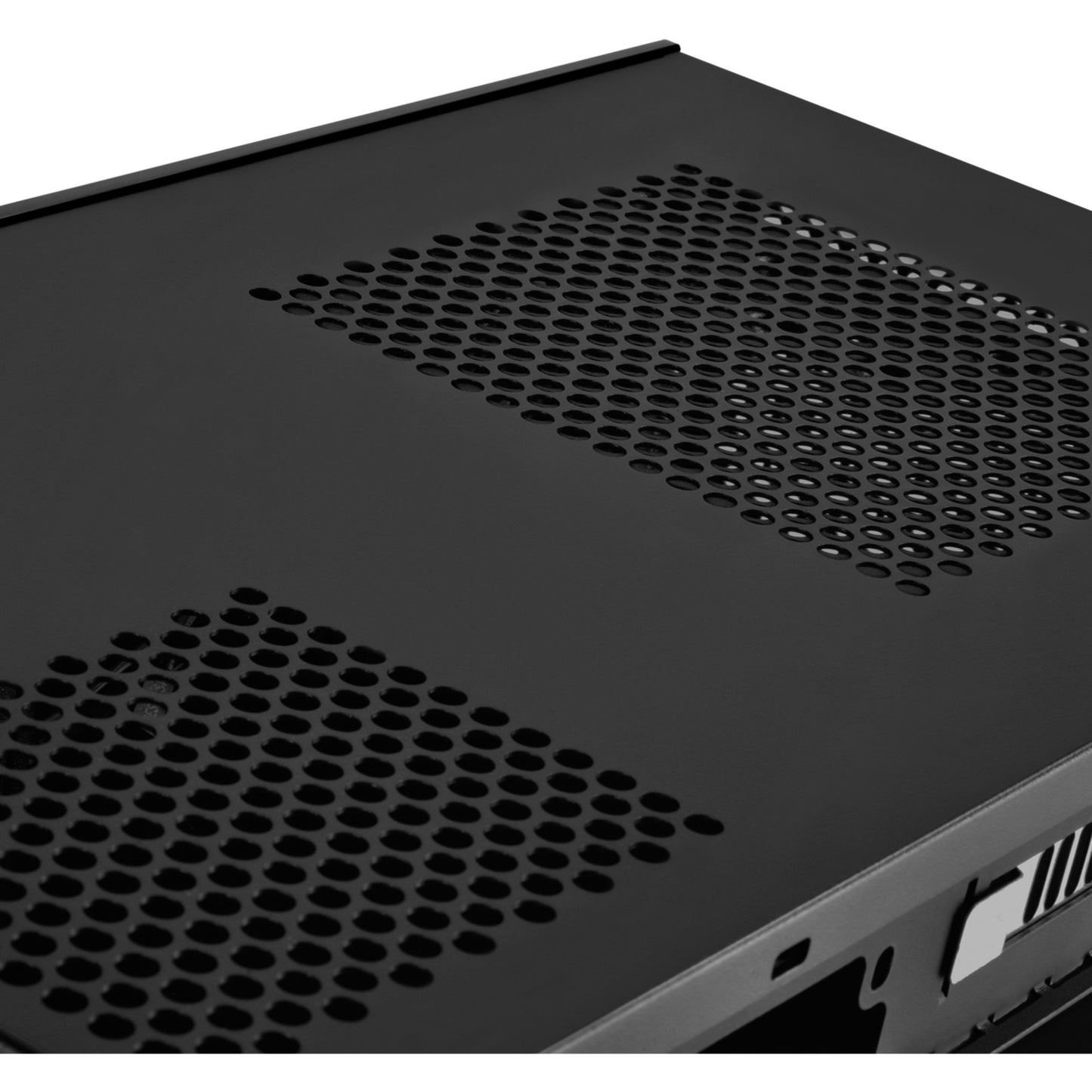 Silverstone sst-ml09b htpc behuizing (zwart | 2x usb-a)