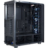 Inter-tech cxc2 midi tower behuizing (zwart | 3x usb-a | window)