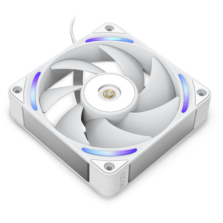 Nzxt f120x rgb case fan (wit, 120 x 120 x 30 mm, pwm)