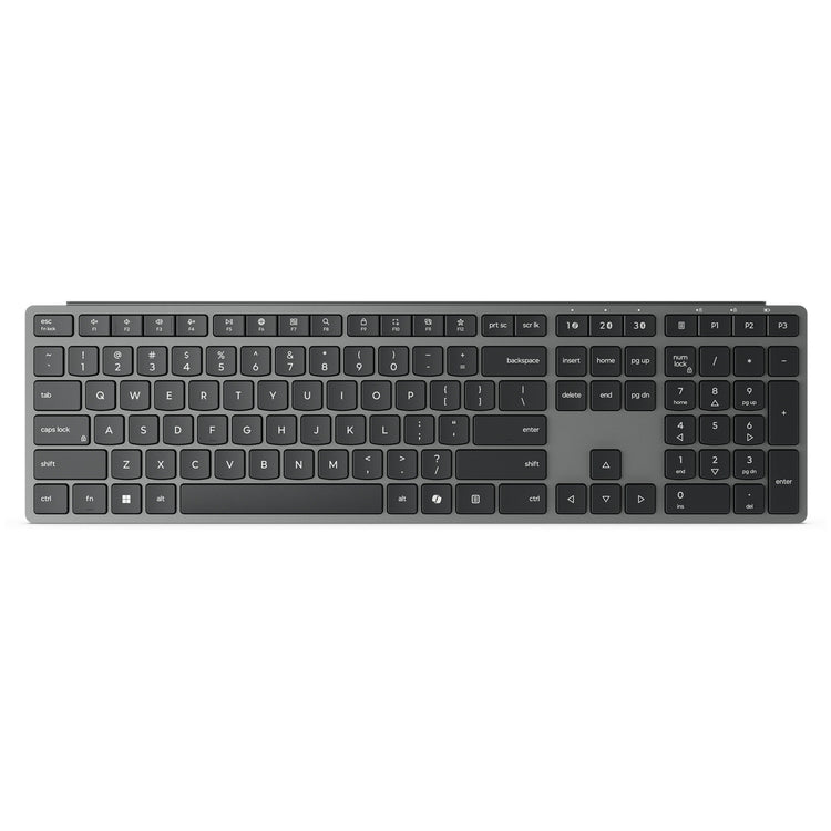 Lenovo 700 modern multi-device wireless keyboard-us euro103p desktopset (grijs, 100%, 2.4 ghz, bluetooth)