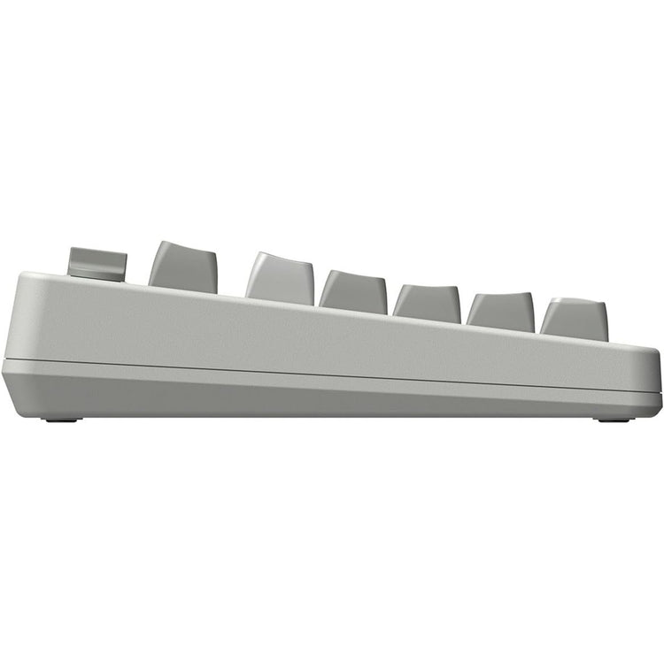 8bitdo retro mechanical keyboard m edition (grijs, us lay-out (qwerty), kailh box white, 80% (tkl), bluetooth low energy, wireless 2.4g, usb)
