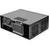 Silverstone sst-gd09b-c htpc behuizing (zwart | 1x usb-a | 1x usb-c)