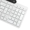 Lenovo 800 self-charging bluetooth keyboard (wit, us lay-out (qwerty), plunger, 100%, plunger switch, bluetooth 5.1, usb-c)