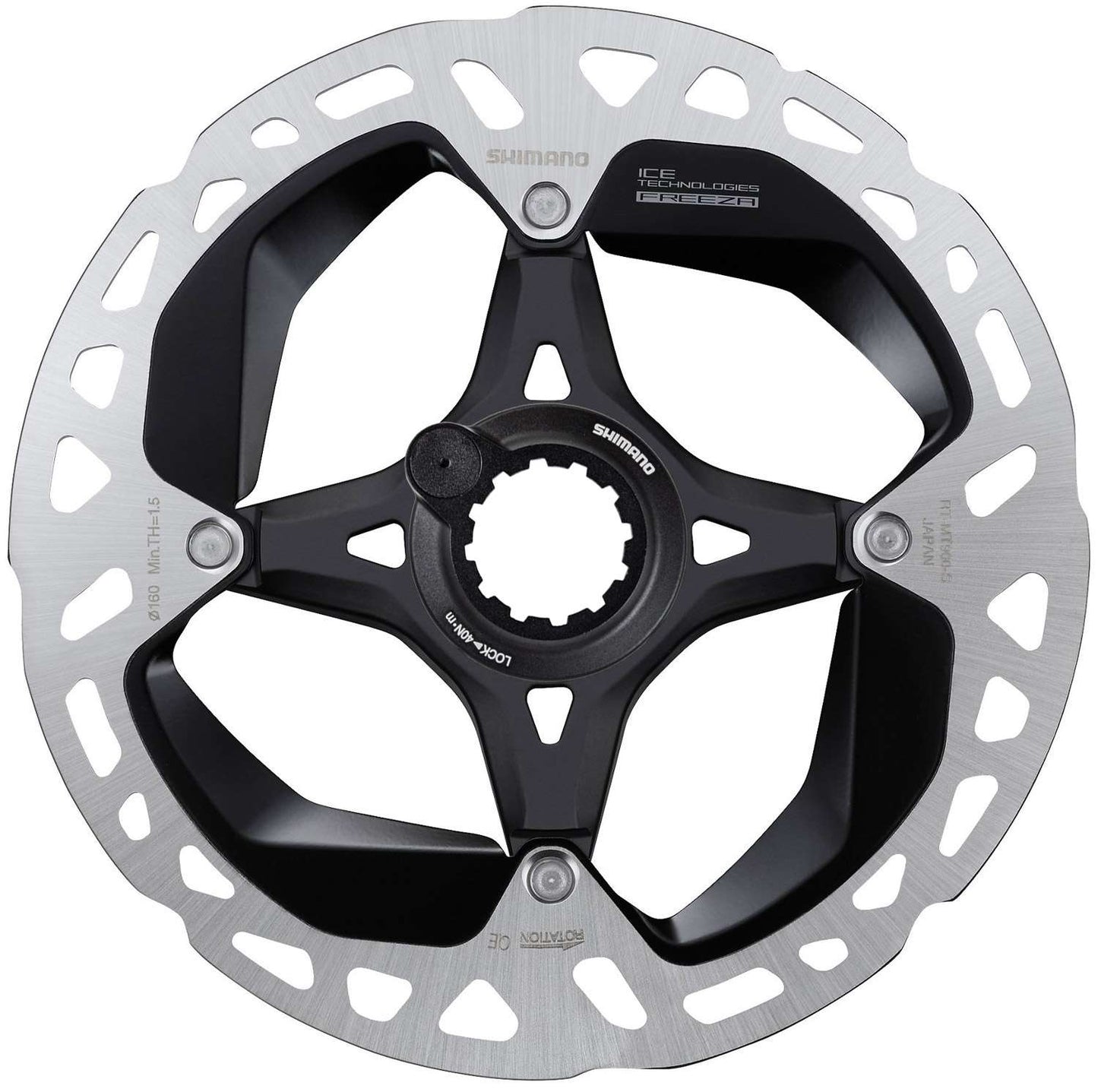 Shimano rt-mt900 center lock brake rotor for xtr w magnet + internal teeth