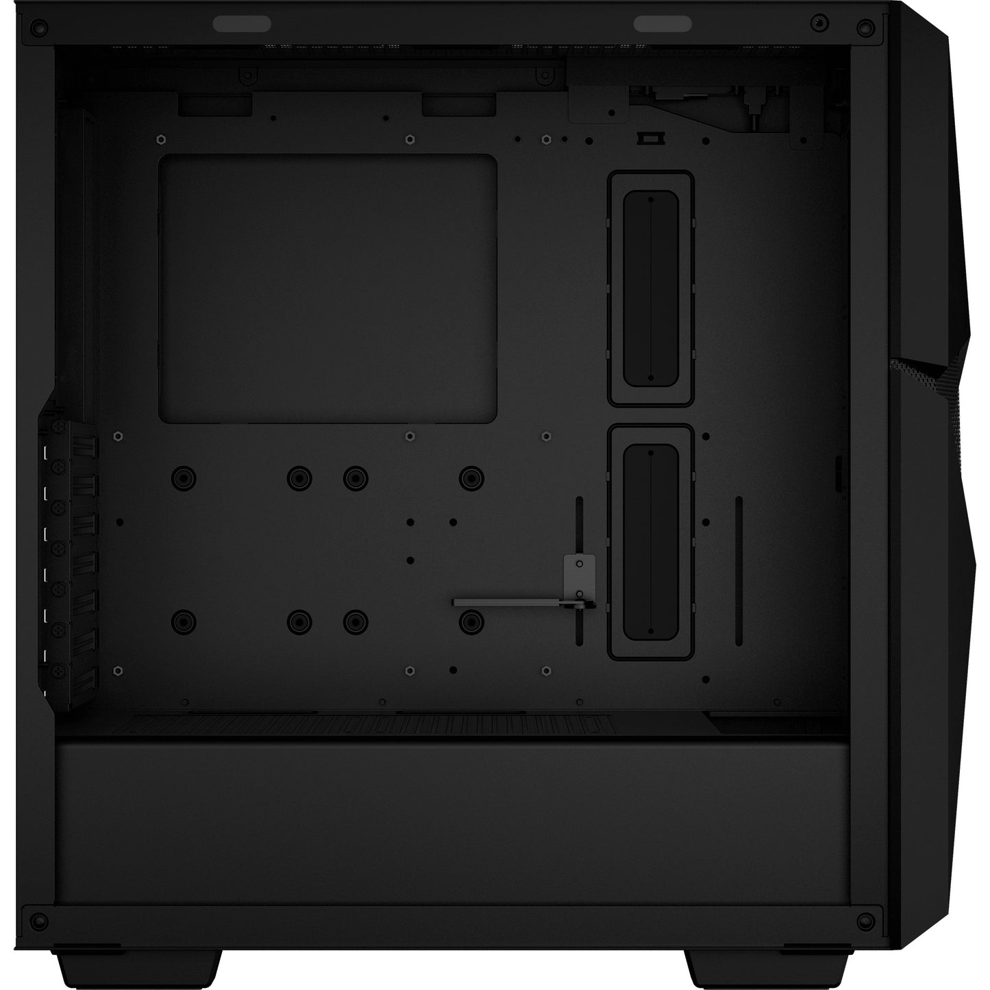 Deepcool cyclops midi tower behuizing (zwart | 1x usb-a | 1x usb-c | window)