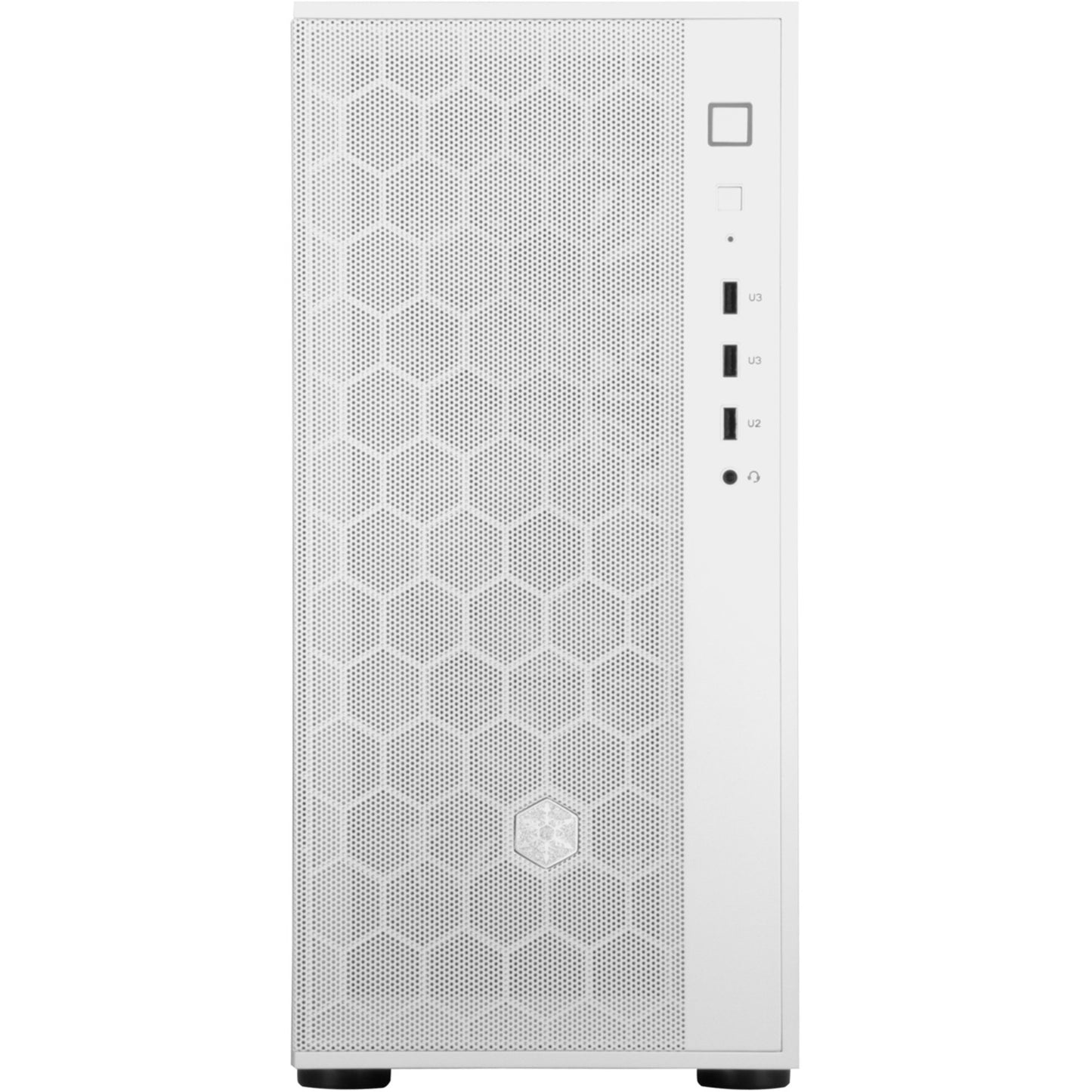 Silverstone fara r1 v2 midi tower behuizing (wit | 3x usb-a)