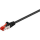 Goobay cat 6 patch kabel, s ftp (pimf) 3 meter (zwart)