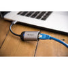 Verbatim usb 3.2 gen 1 adapter, usb-c > rj-45 (zilver zwart, 10cm, gigabit lan 10 100 1000 mbit s)