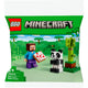 Lego minecraft - steve en babypanda constructiespeelgoed (30672)
