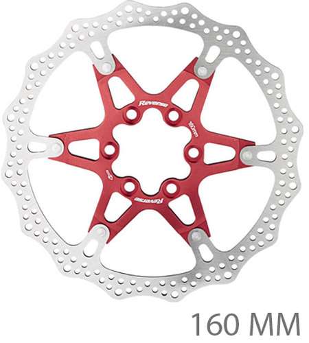Reverse components aluminium steel rotor