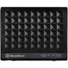 Silverstone sg13b mini tower behuizing (zwart | 2x usb-a)