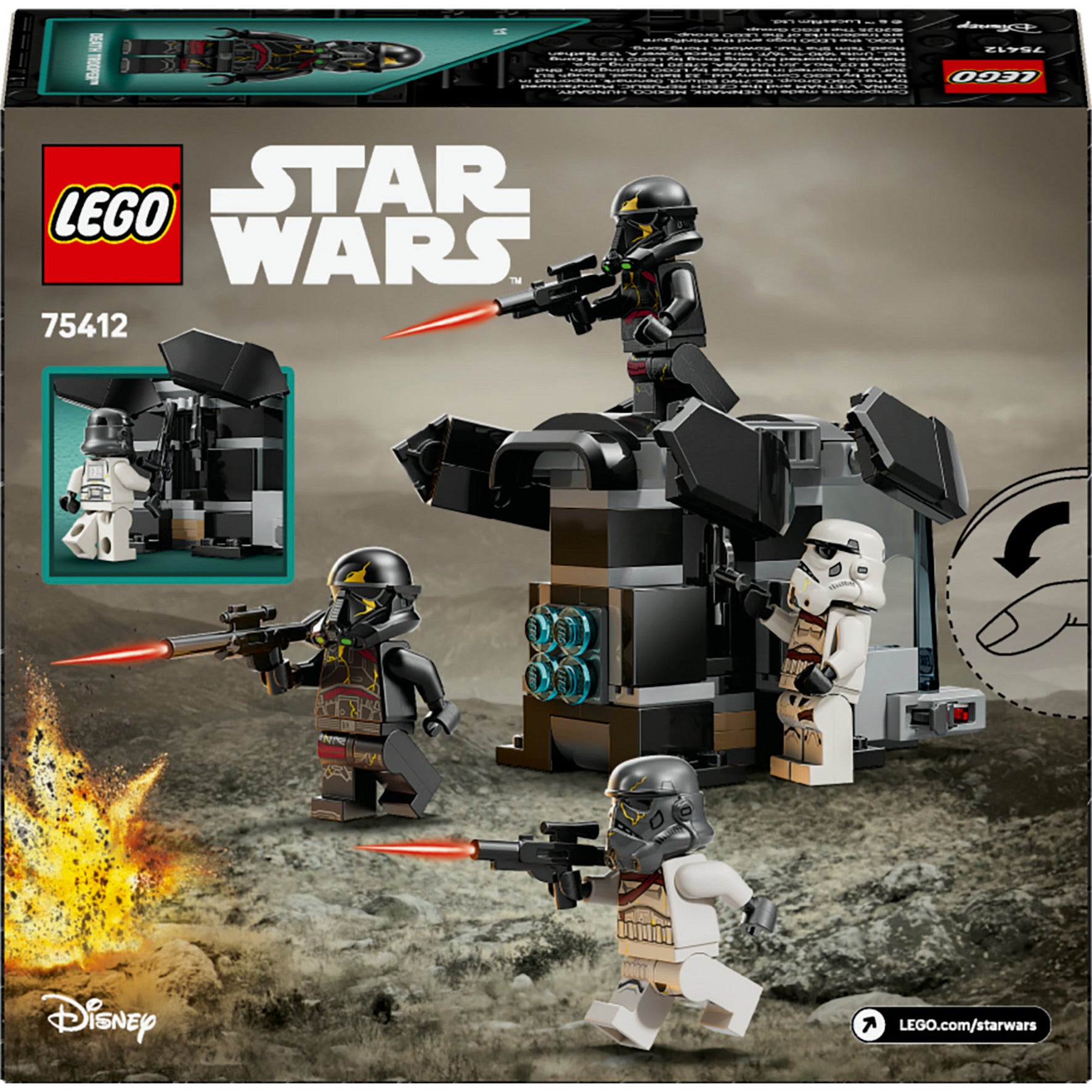 Lego star wars death trooper en night trooper battle pack set - 75412